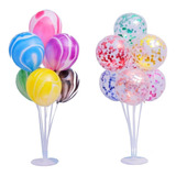 Suporte Balão Bexiga De Mesa Chão 6 Hastes Vareta 30 Cms