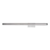 Suporte Barra Cozinha 60cm Com 6 Ganchos Aço Inox Brinox