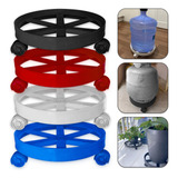 Suporte Base Com Rodinhas Pra Botijão De Gás, Vasos, Galões 