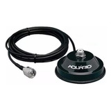 Suporte Base Magnética Para Antena Aquario M-700k Cabo 4 Mts