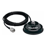 Suporte Base Magnética Para Antena Aquário M-700k Cabo 4mts