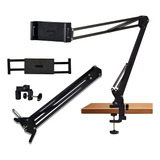 Suporte Braço Articulado Mesa/cama P/ Celular Tablet Kindle