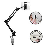 Suporte Cama Mesa Bancada P Tablet Celular Grande Articulado