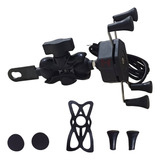 Suporte Carregador Turbo Usb Celular Universal Moto Stallion