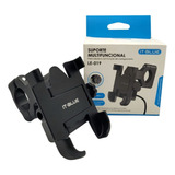 Suporte Celular Moto Bike Alumínio Com Carregador Fix Guidão