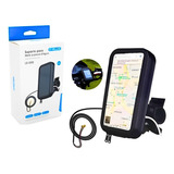 Suporte Celular Moto C/ Carregador P/ Guidão Case Anti-queda