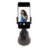 Suporte Celular Smart Tracking Facial 360º Reconhecimento Cor Preto