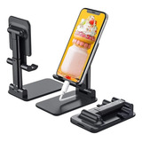 Suporte Celular Tablet Universal De Mesa Giratório 360° Cor Preto