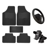 Suporte Celular Universal + Capa De Volante + Jogo De Tapete