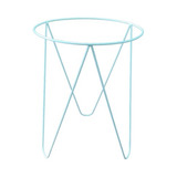 Suporte Chão Tripé P/ Vasos 30 Cm Plantas Aramado - Branco