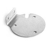 Suporte Chapa De Fixação Tomada Carreta 90° - Inox