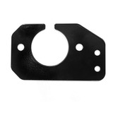 Suporte Chapa Fixação Tomada Carreta - Aço - Reta - Grande