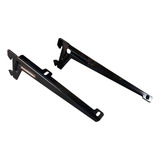Suporte Com Aba Prateleira 20cm Trilho Cremalheira 8 Pares