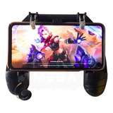 Suporte Controle Gamepad Gatilho + Direcional Jogo Mobile 