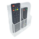 Suporte Controle Remoto Em Acrílico Duplo