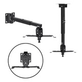 Suporte Datashow Parede Regulagem Resistente Teto Até 15kg