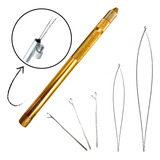 Suporte De Agulha P/ Mega Hair Cabo Metal 2 Em 1 Microlink.