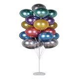 Suporte De Bexiga Chão 1,60 Cm Porta Balão Para 19 Balões