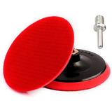 Suporte De Boina Com Velcro Para Furadeira 125mm + Adaptador