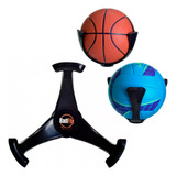 Suporte De Bola Em Abs Preto Ballfix Futebol Basquete Vôlei