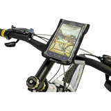Suporte De Celular Gps Tela Até 5¨ Bicicleta Moto Ajustável