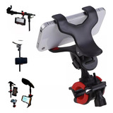 Suporte De Celular Para Microfone Bicicleta Moto Multifuncio