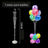 Suporte De Chão Para 7 Bexigas Desmontável 1 Unidade