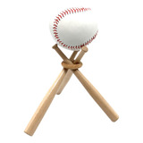 Suporte De Exibição De Madeira Para Beisebol, Estilo A