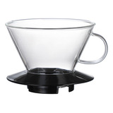 Suporte De Filtro De Café Tipo Kalita Wave 4cup-185 Preto