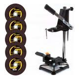 Suporte De Furadeira Com Morsa 1/2 E 3/8 + Discos Corte