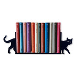 Suporte De Livros Aparador Bibliocanto Gato/gatinho Em Mdf