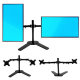 Suporte De Mesa Articulável Para 2 Monitores 17 A 27 Sanfé 