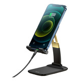 Suporte De Mesa Universal Pro Mcdodo Para Celular E Tablet Cor Preto