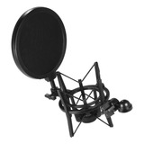 Suporte De Microfone Condensador Antivibração Mic Studio