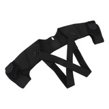 Suporte De Ombro Duplo, Cinta Ajustável Para Absorção De Suo