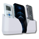 Suporte De Parede Porta Celular E Controle Remoto Universal