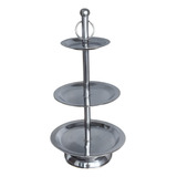 Suporte De Prata 3 Andares Para Bar E Bartenders Buffet