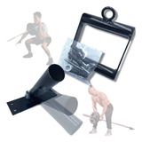 Suporte De Remada Cavalinho Academia Fitness + Kit Fixação 