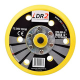 Suporte Disco Lixa Com Velcro Com Aspiracao 5 Ldr2 Dr6-005a