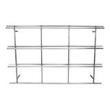 Suporte Espeto Suspenso Fundos Churrasqueira 65x40cm Inox