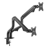 Suporte Evolut Articulado Duplo Braço Pistão Para 2 Monitores 17 A 32 100x100 Esg-20 Cor Preto
