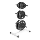 Suporte Expositor Academia Estúdio Para Até 300 Kg Anilhas