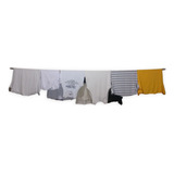 Suporte Fixo Para Varal Parede Ou Muro Roupas D