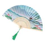Suporte Fotográfico, Ventilador Dobrável, Bambu De Estilo Fi