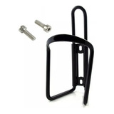 Suporte Garrafa Squeeze Alumínio Caramanhola Bicicleta Preto