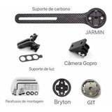 Suporte Gps Guidão Integrado Aero Carbono Garmin Brayton