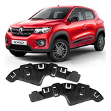 Suporte Guia Parachoque Kwid 2017 18 A 22 Dianteiro Par