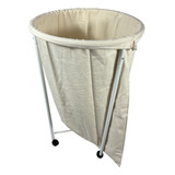 Suporte Hamper Hospitalar C/ Saco 100lts. Desmontável Branco