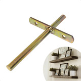 Suporte Invisível Para Prateleira 06 Pçs Parafuso Bucha 15cm