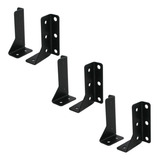 Suporte Kit 3 Un Para Viga De Madeira Metal 6x10 Regulagem